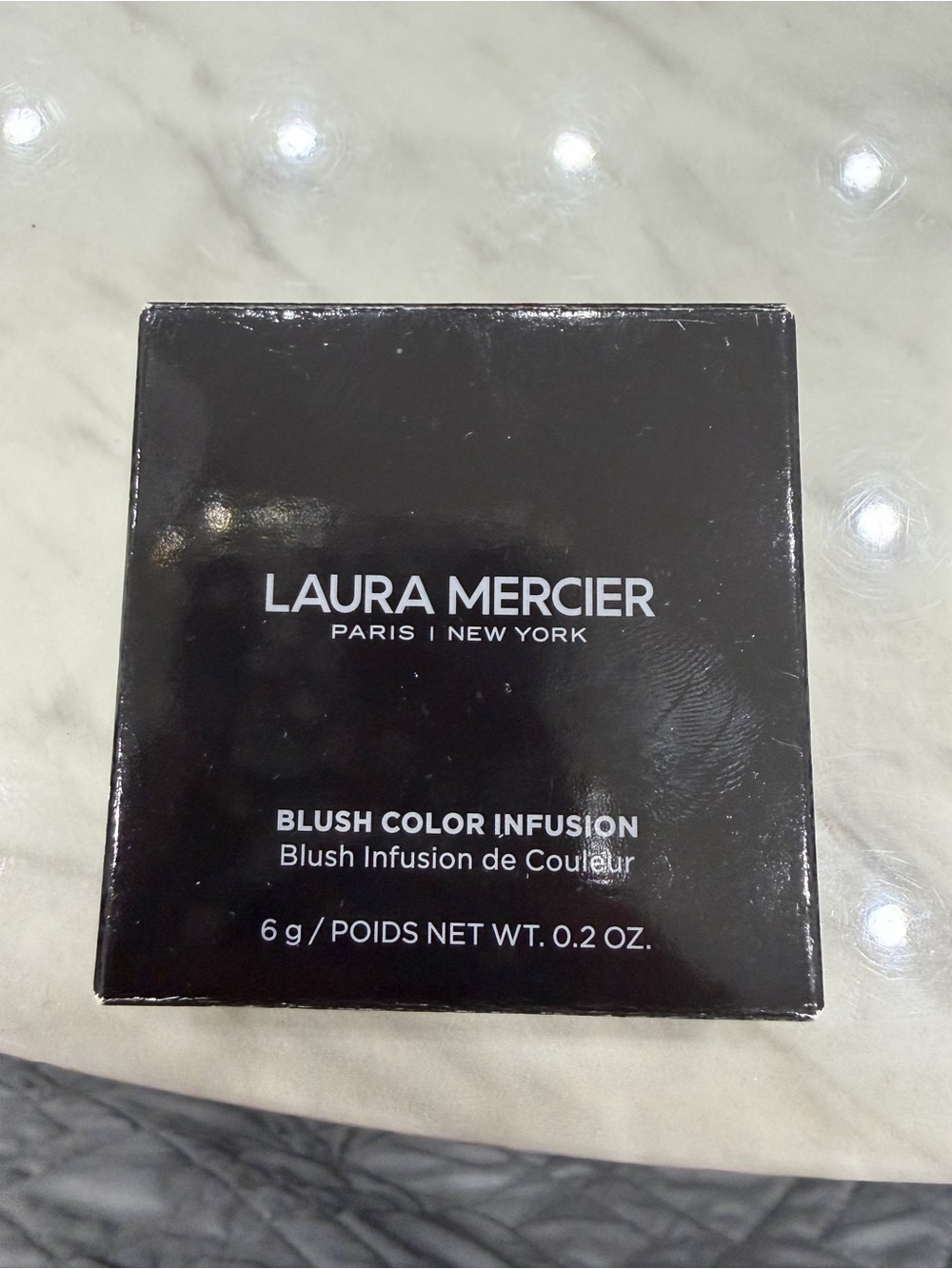 laura mercier Blush Color Infusion - Black Compact in color Rose